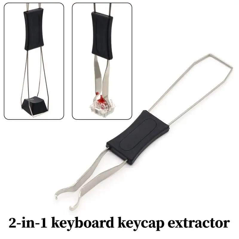 Keycap Puller Ring - 2 in 1 キースイッチプーラーキーキャッププラーアンロードワイヤースイッチメカニカルキーボード取り外しツール交換用メカニカルキーボード
