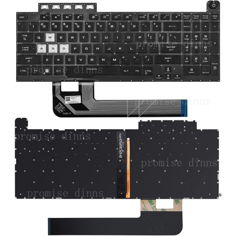 Gaming Keyboard Asus - M USキーボード Asus TUF Gaming A17