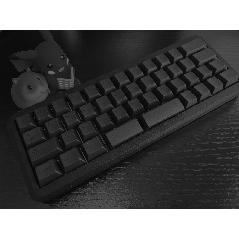 Keyboard Gaming Black - Geekark-黒のカスタムキーボードキャップ,メカニカルキーボード用アクセサリー,pbt 40%,職人のゲーム用