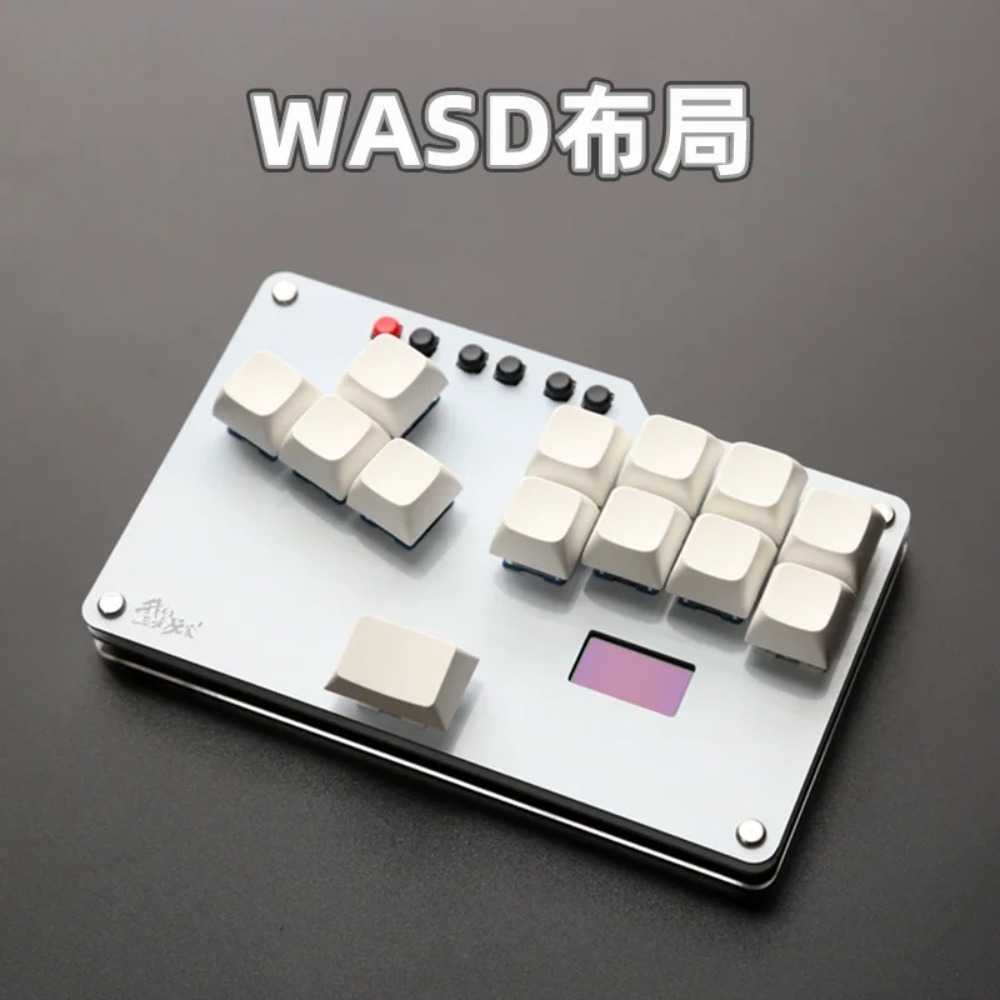 Gaming Keyboard Mini - HitBox ミニキーボード ポータブルアーケードジョイスティック ストリートファイター ゲームアクセサリー PC用