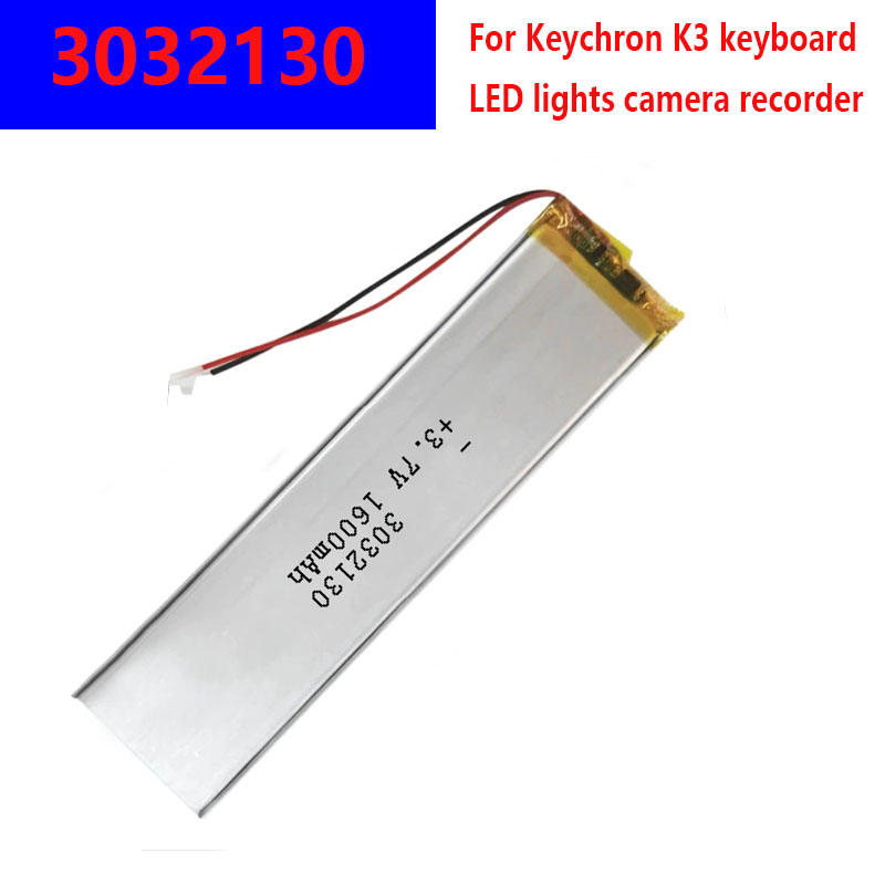 Gaming Keyboard Tester - ISUNOO 3032130 3.7V 1800mAh 新しいリチウムポリマーバッテリー Keychron