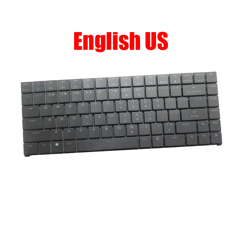 Keyboard Gaming Black - ラップトップキーボード ADATA XPG Xenia 15 ゲームノートブック英語米国バックライト付き黒新しい