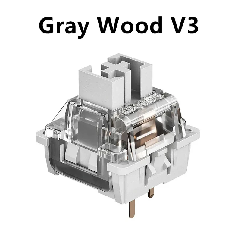 Gaming Keyboard No Rgb - LEOBOG GrayWood V3 スイッチリニアグレースイッチカスタムメカニカルキーボード 3Pin DIY