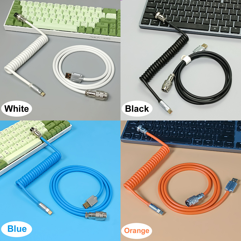 Gaming Keyboard Types - 1.8/6.0メカニカルキーボードおよびゲーミングオイルドケーブル,USB Type-Cケーブル,rgb/16mm,カラーライト,キーボード,充電ケーブル