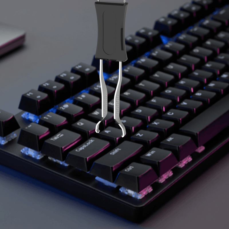 2 in 1 キースイッチプーラーキーキャッププラーアンロー - Keycap Puller Ring のレビューと価格