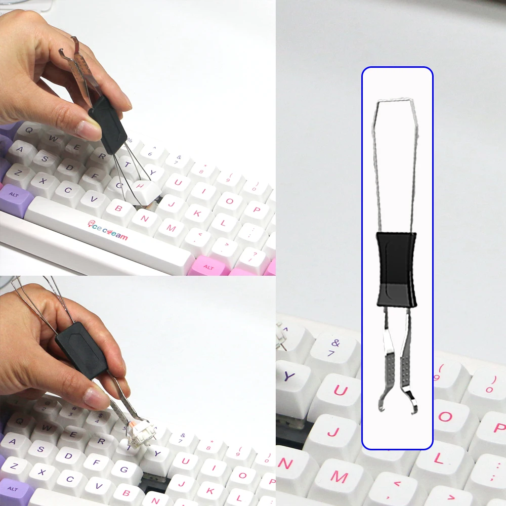 キーボード潤滑グリースキットプーラーオープナーキーキャップメ - Keycap Puller Ring のレビューと価格