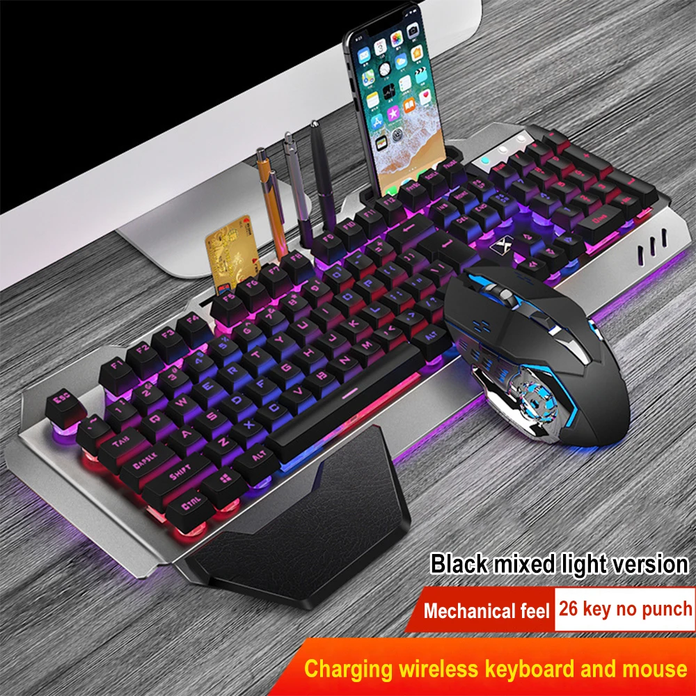K680充電式ワイヤレスキーボードとマウス,2.4g,ゲーム - Gaming Keyboard Mini のレビューと価格