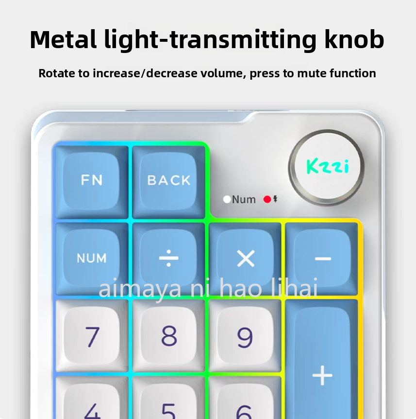 Kzzi K20 ミニキーパッド 3 モード Bluetoo - Gaming Keyboard Mini のレビューと価格