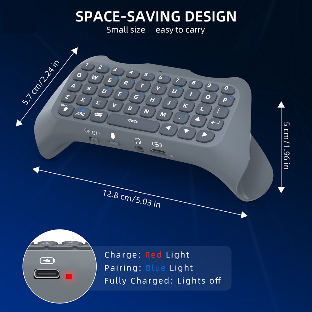 PlayStation 5用ワイヤレスキーボードコントローラ - Gaming Keyboard Types のレビューと価格
