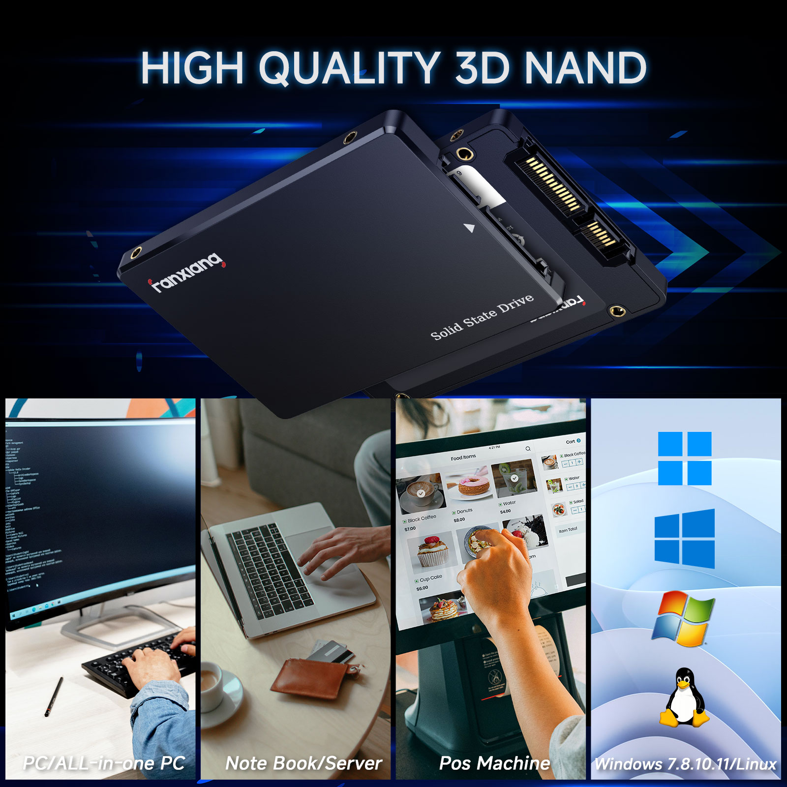 Fanxiang S101Q 2.5インチ SATA SSD - Samsung Ssd Evo 870 のレビューと価格