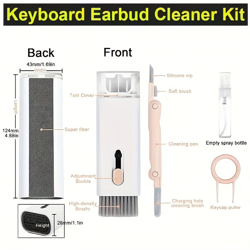 オールインワンクリーニングキット、キーキャッププラー付きキー - Keycap Puller Ring のレビューと価格