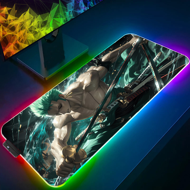 ワンピースゾロマウスパッド RGB ゲームアクセサリー Ga - Gaming Keyboard Nearby のレビューと価格