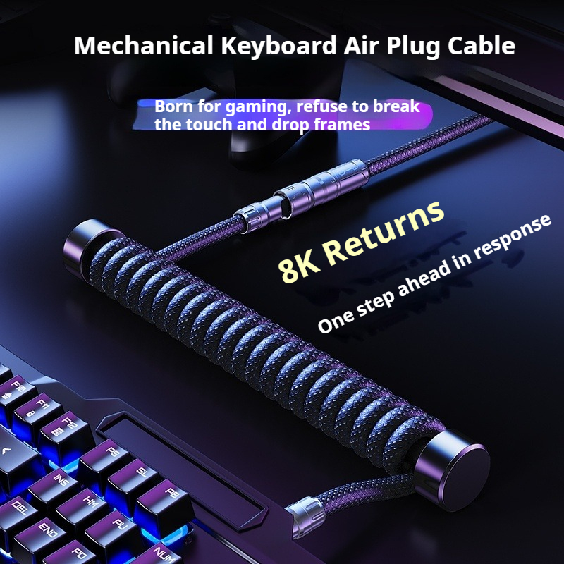 Eary 1.2m コイル状キーボードケーブル USB to - Gaming Keyboard Types のレビューと価格
