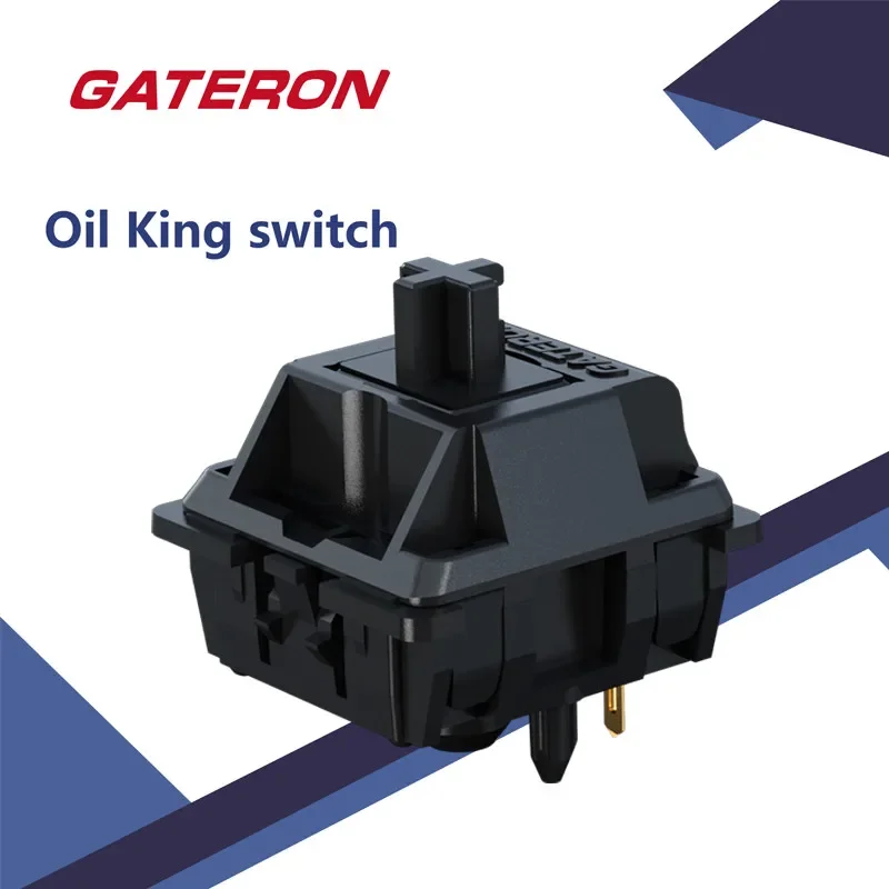 Gateron オイルキングスイッチ 5 ピンホットスワップ - Keyboard Gaming Black のレビューと価格