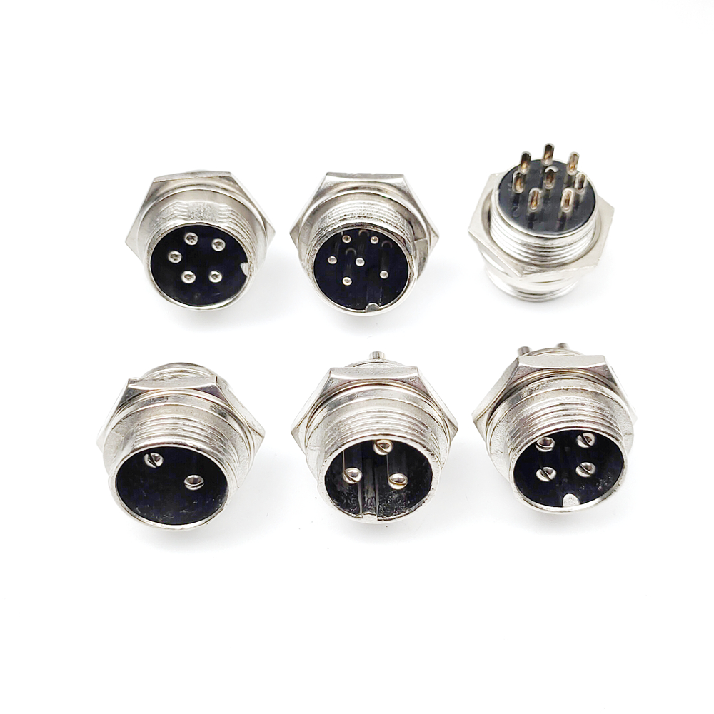GX16 16mm丸型航空プラグソケット 2/3/4/5/6 - Aviator Connector Kit のレビューと価格