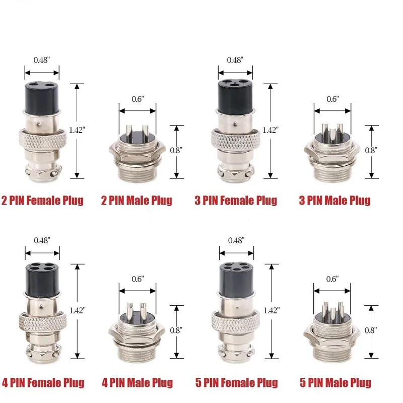 14 個 7 値 2 3 4 5 6 8 ピン 16 ミリメ - Aviator Connector Kit のレビューと価格