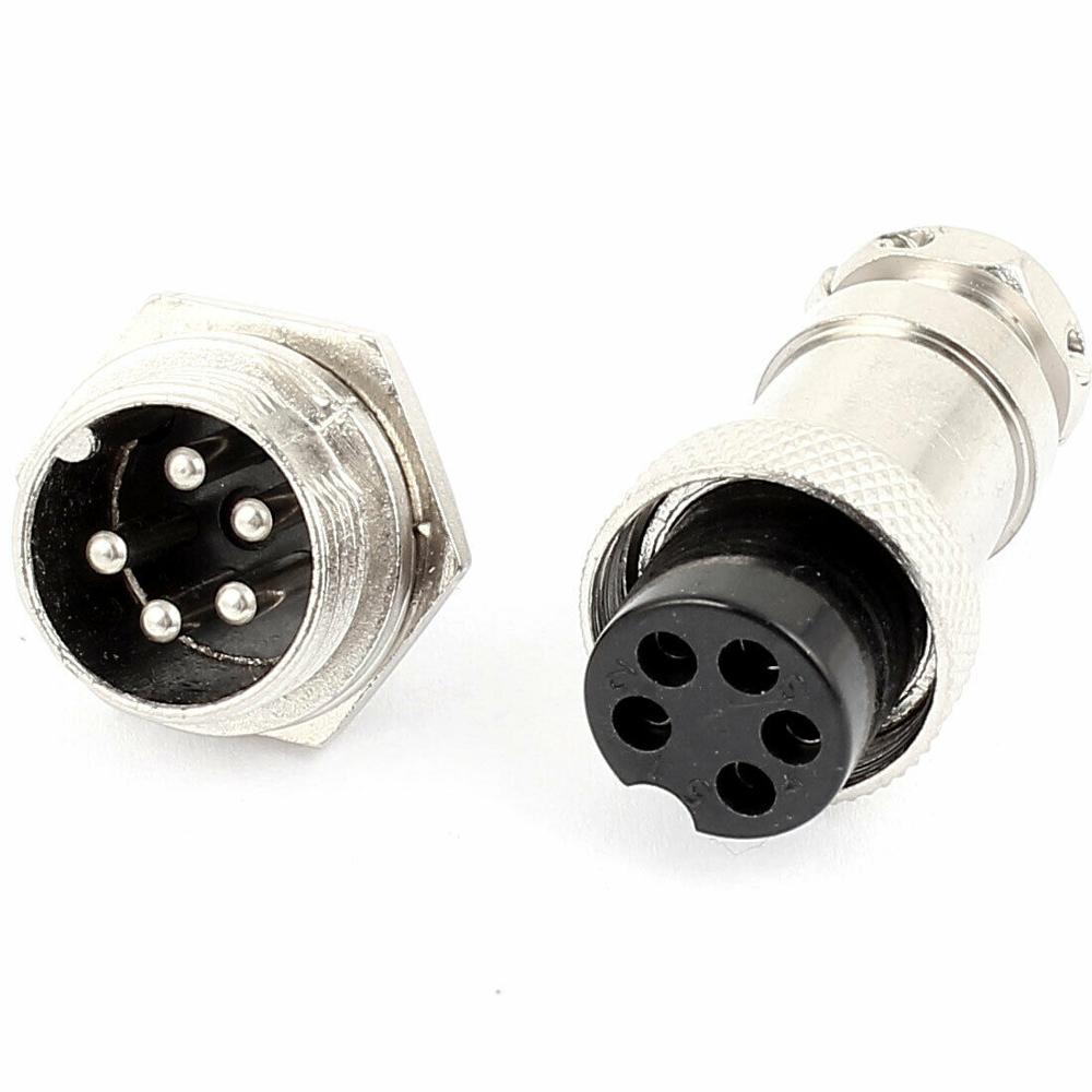 1 セット GX16 5P 航空プラグ 16 ミリメートル  - Aviator Connector Kit のレビューと価格