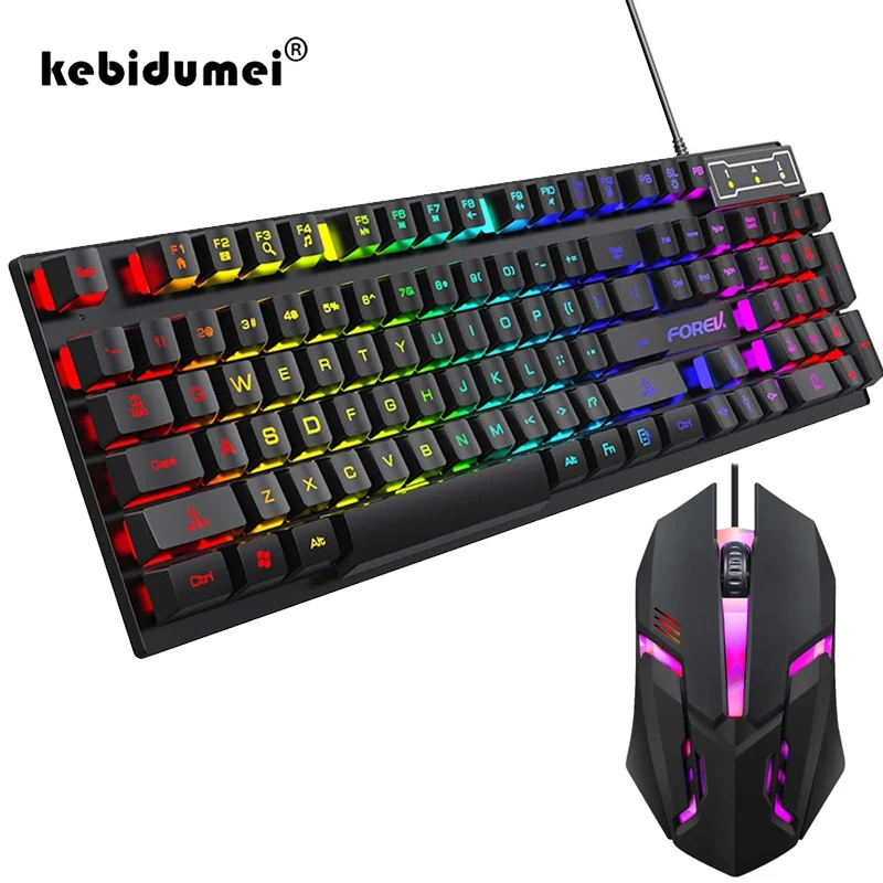 104 キーバックライト付きメカニカルキーボード有線ゲーミン - Gaming Keyboard Mouse And Headset Combo のレビューと価格