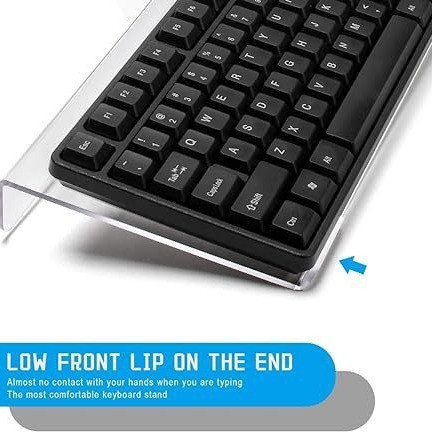 透明アクリル製人間工学に基づいたキーボードライザースタンド、 - Gaming Keyboard Types のレビューと価格