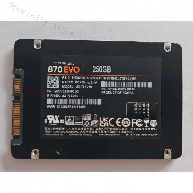 中古 Samsung SSD 870 EVO 250GB 5 - Samsung Ssd Evo 870 のレビューと価格