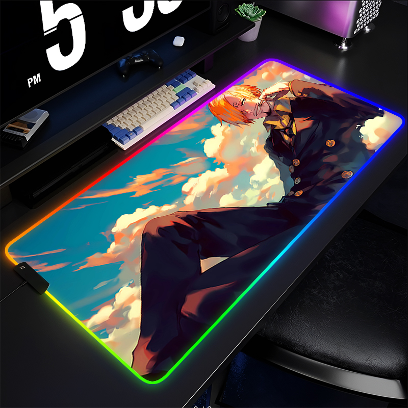 RGB アニメマウスパッドワンピースサンジプロフェッショナル - Gaming Keyboard No Rgb のレビューと価格