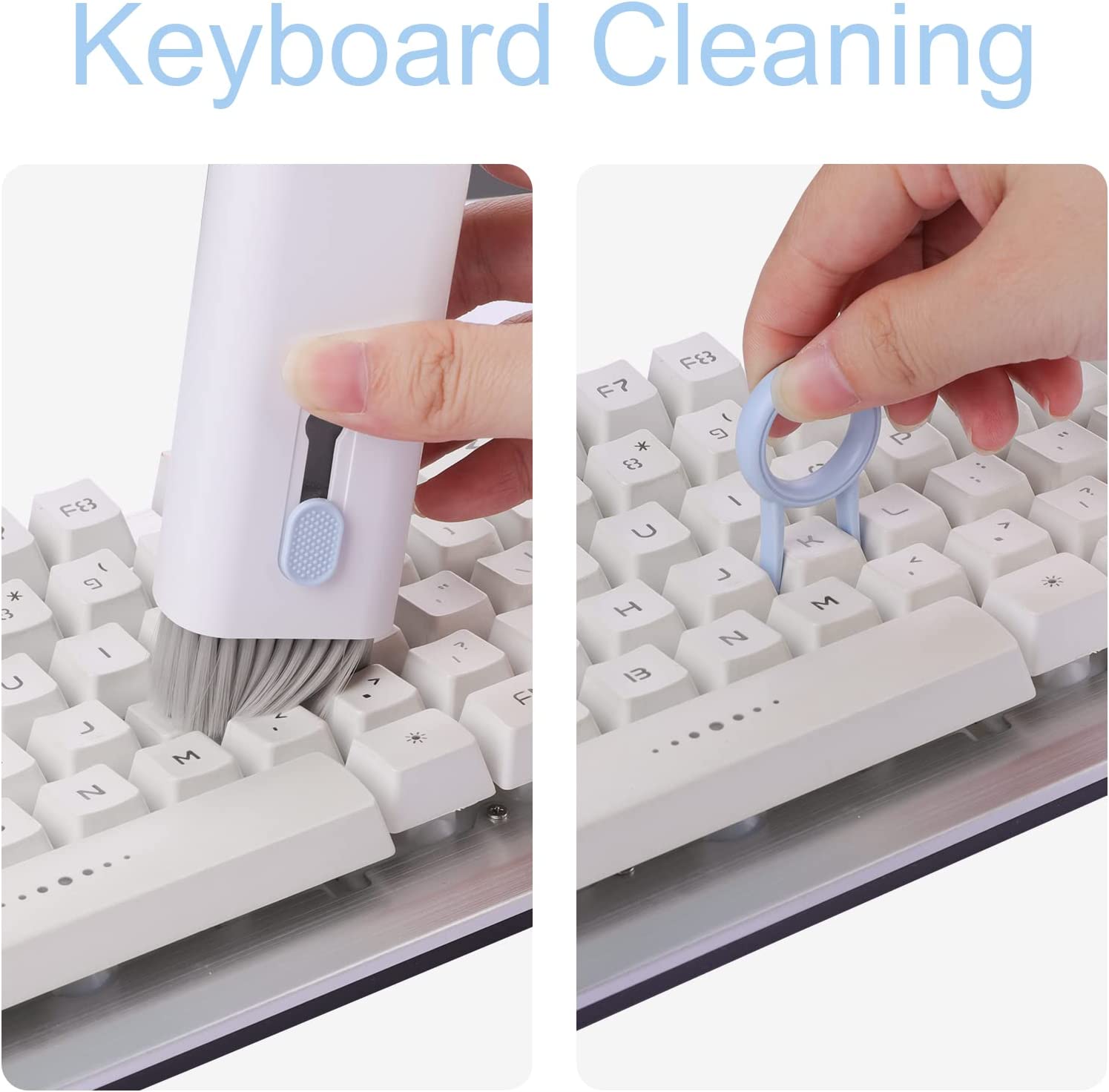 7 in 1 キーボードクリーナーブラシキット イヤホンクリ - Keycap Puller Ring のレビューと価格