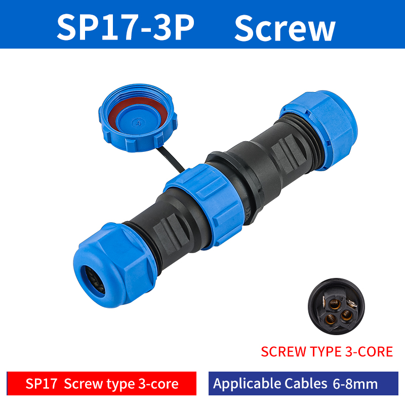 JINH 1/5個入りネジ端子SP17 2/3ピン航空プラグ - Aviator Connector Kit のレビューと価格