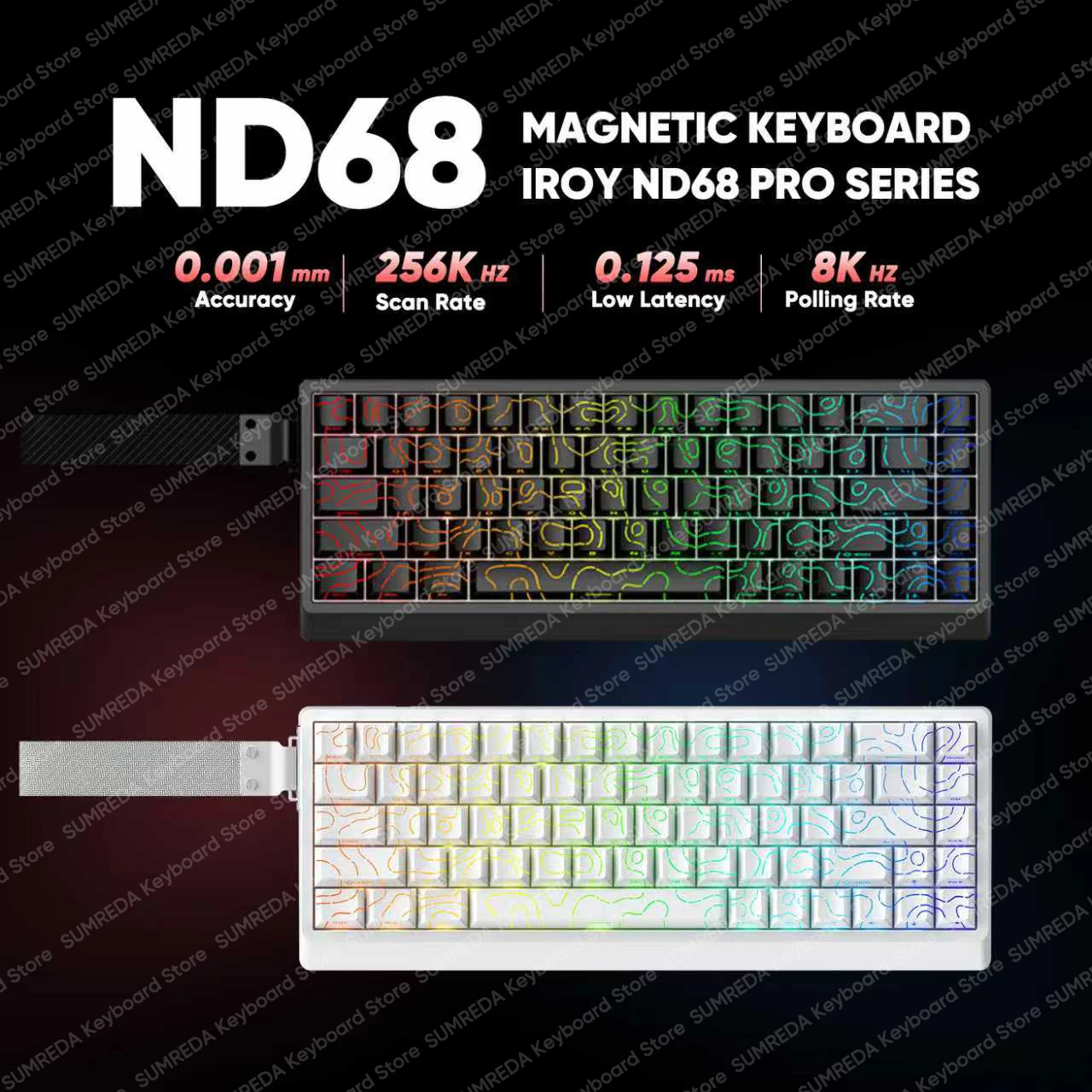 IROK ND68 ND68Pro ホール効果磁気スイッチ  - Gaming Keyboard Hall Effect Switches のレビューと価格