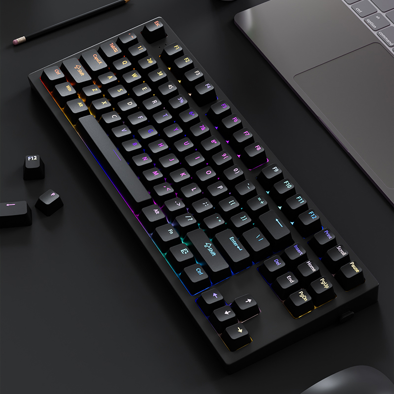130+キー ブラック カスタム ダブルショット シャインス - Keyboard Gaming Black のレビューと価格